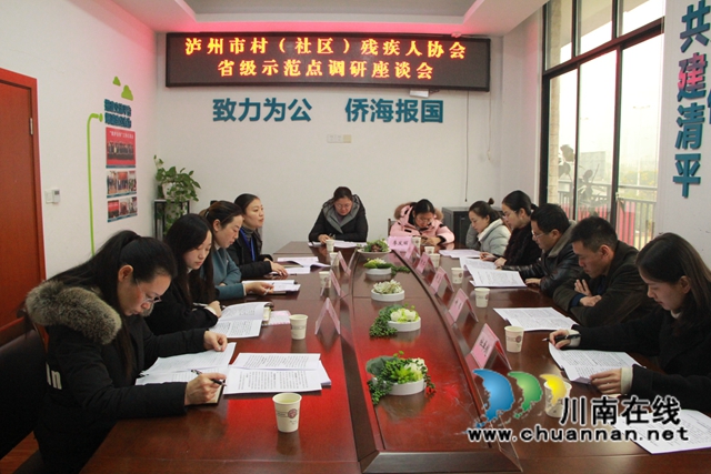 泸州市残联到泸县调研残疾人基层组织建设工作(图7)