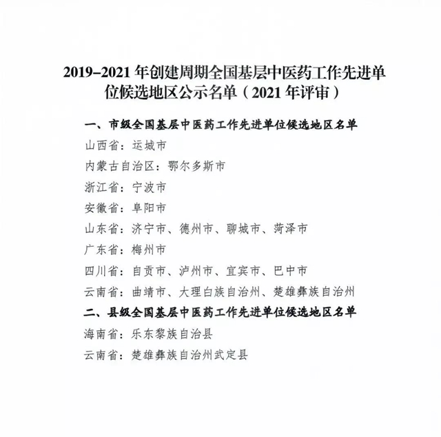 恭喜|泸州成功入选全国基层中医药工作先进单位(图2) 恭喜|泸州成功入选全国基层中医药工作先进单位(图2)