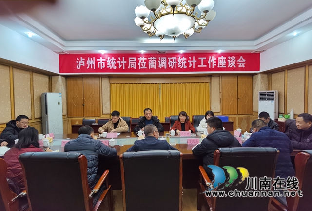 泸州市统计局到古蔺县调研统计工作(图1)