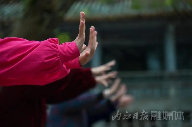 天哪！内江竟有高手在公园同练武侠小说里的绝学“易筋经”！(图10)