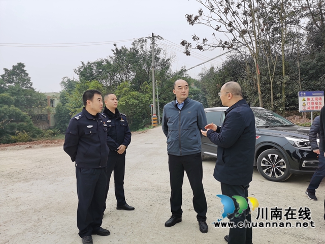 陈晓峰到立石镇督导安全稳定工作(图1)