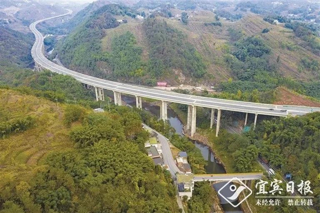 两段高速公路进入通车倒计时！宜宾城市过境高速即将全线贯通(图2)