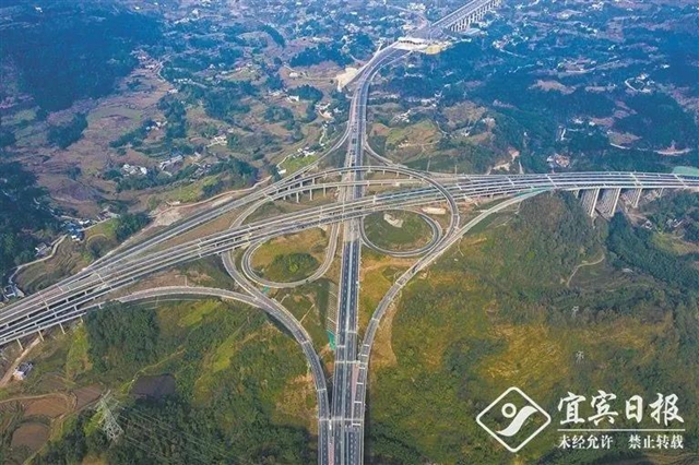 两段高速公路进入通车倒计时！宜宾城市过境高速即将全线贯通(图5)