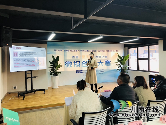 龙马潭区红星街道举办首届“星河杯”社区公益微投创投大赛(图1)
